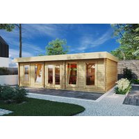 Großes Gartenhaus “Hansa B” 8x5m | Großer Garten-Snooker-Raum - 38m² | Geräumiges luxuriöses Gartenhaus | Perfekter Hobbyraum Unkategorisiert online kaufen