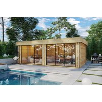 Großes modernes Gartenhaus “Roberta” 7x4m | Großes Gartenhaus | Holzhaus mit modernen Aluminium-Schiebetüren Unkategorisiert online kaufen Großes modernes Gartenhaus “Roberta” 7x4m | Großes Gartenhaus | Holzhaus mit modernen Aluminium-Schiebetüren Unkategorisiert online kaufen