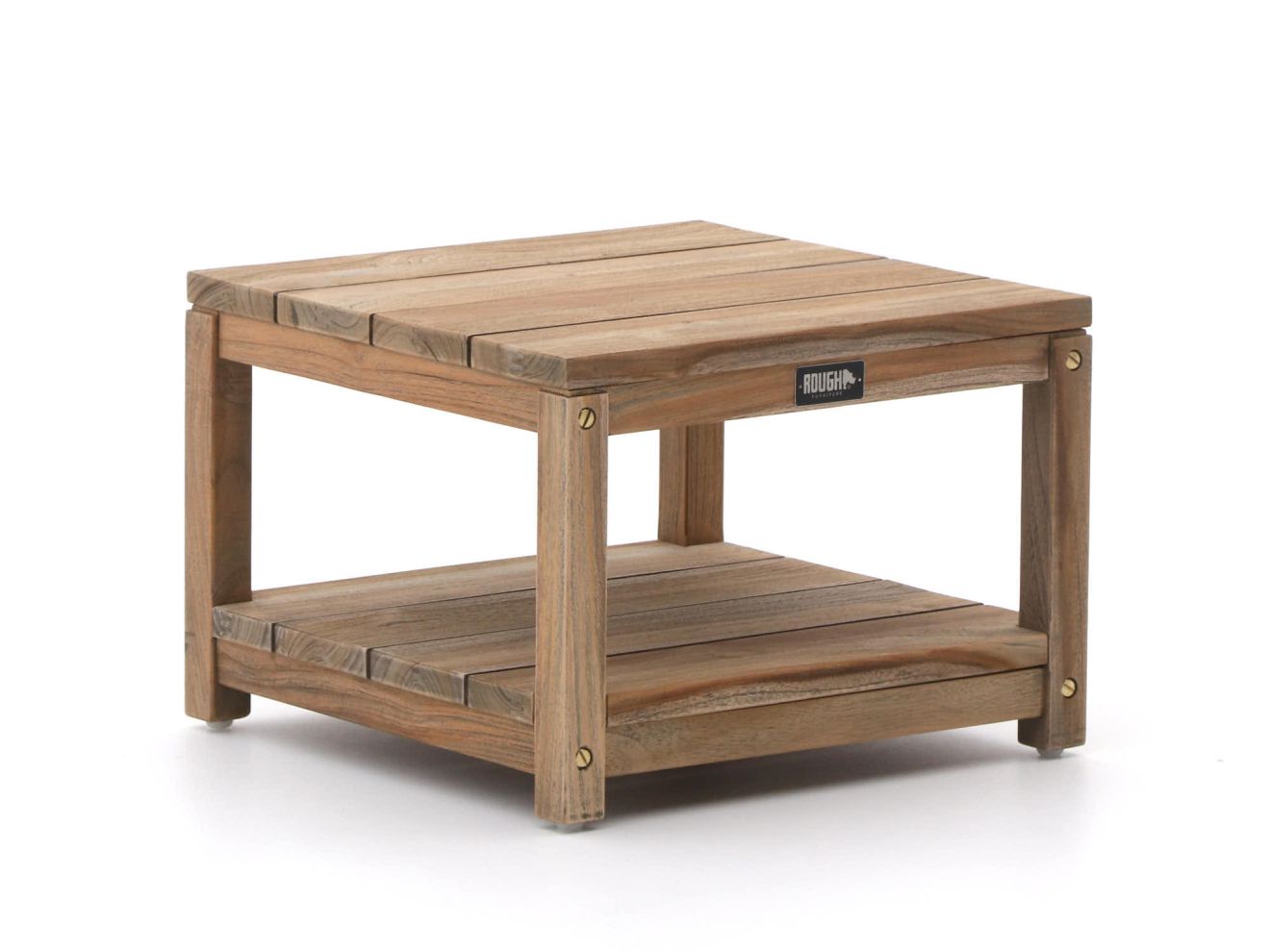 ROUGH-A Beistelltisch 50x50x35 cm Braun 50x50cm Rabatt: 20 % Unkategorisiert online kaufen
