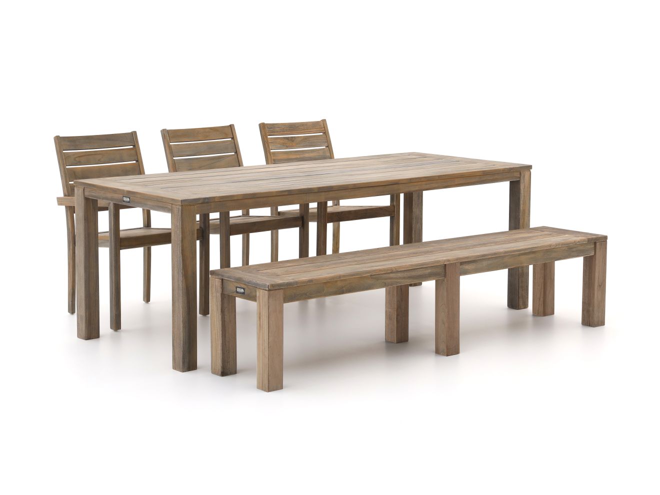 ROUGH-S 220 cm Gartenmöbel-Set mit Bank 5-teilig stapelbar Braun Rabatt: 28 % Unkategorisiert online kaufen