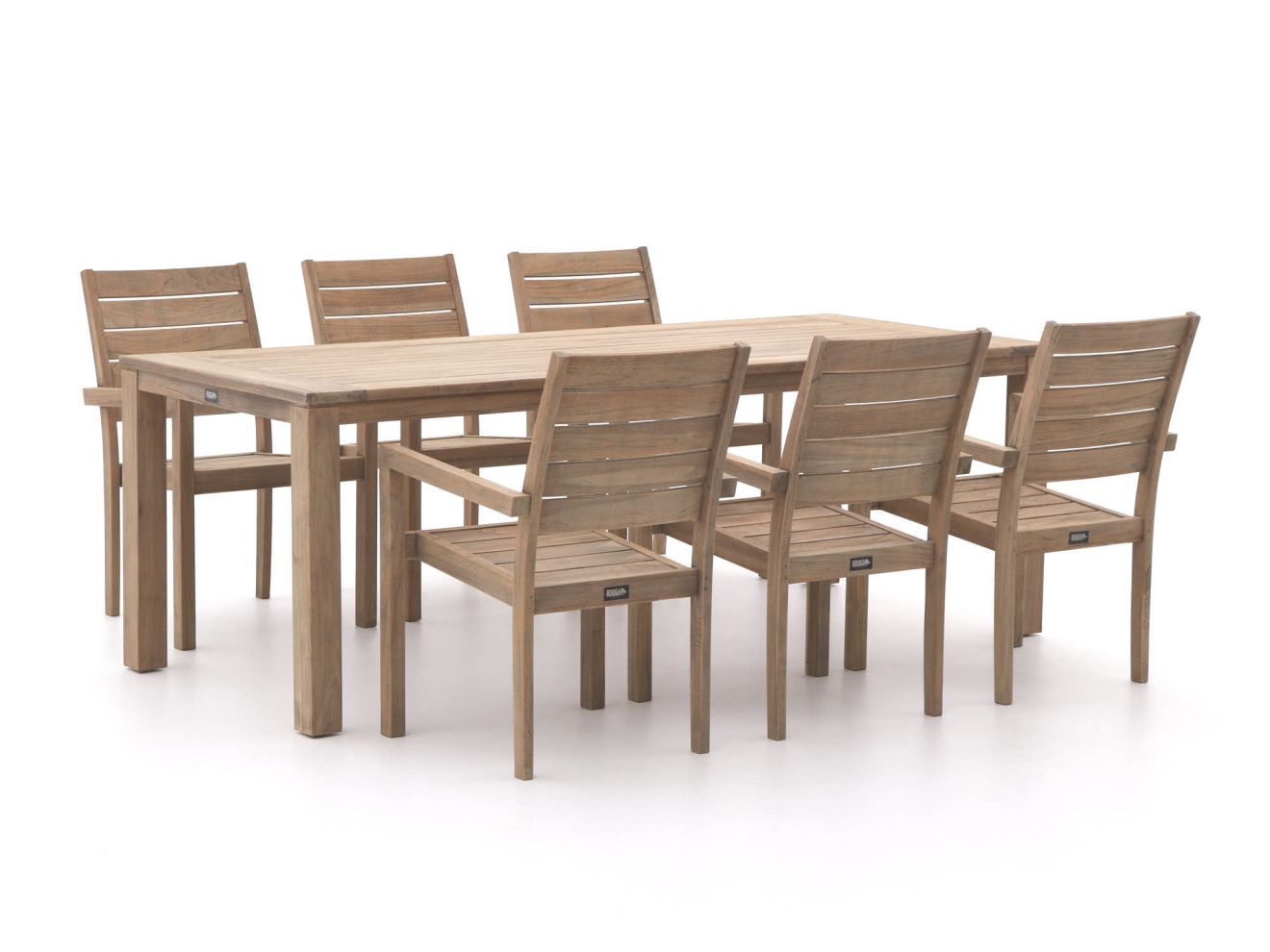 ROUGH-S 220x90 cm Gartenmöbel-Set 7-teilig stapelbar Braun Rabatt: 30 % Unkategorisiert online kaufen