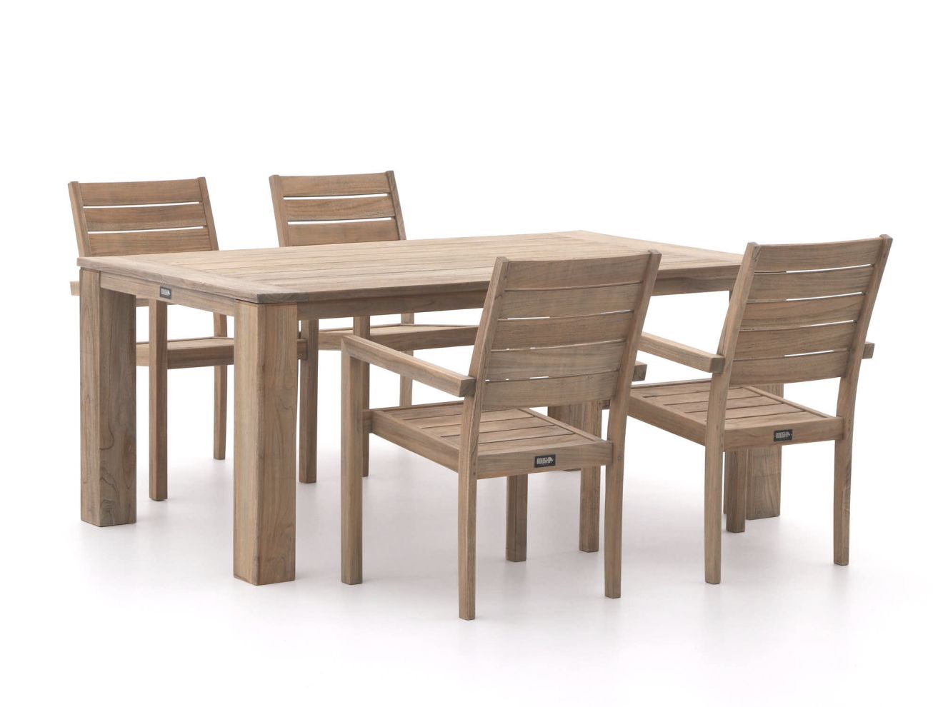 ROUGH-S/ROUGH-X 180 cm Gartenmöbel-Set 5-teilig stapelbar Braun Rabatt: 26 % Unkategorisiert online kaufen