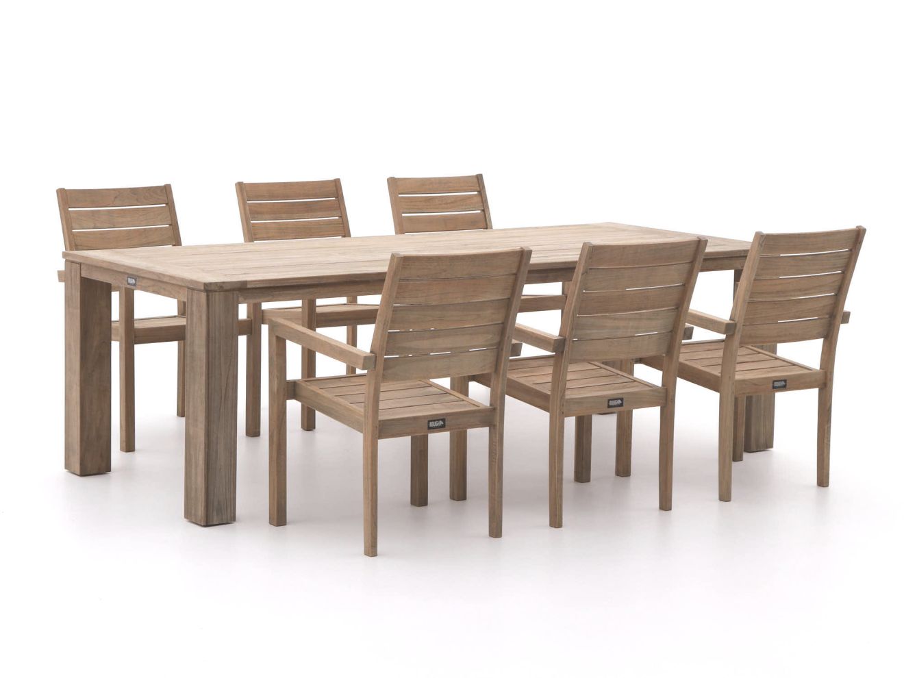 ROUGH-S/ROUGH-X 240 cm Gartenmöbel-Set 7-teilig stapelbar Braun Rabatt: 30 % Unkategorisiert online kaufen