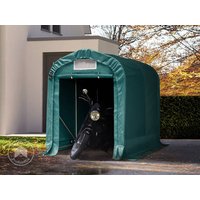 TOOLPORT 1,6x2,4m Zeltgarage, PVC-Plane, dunkelgrün, ohne Statik - (67833) Unkategorisiert online kaufen