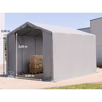 TOOLPORT 3x6m Zelthalle, PVC-Plane, grau, mit Statik (Betonuntergrund) - (94077) Unkategorisiert online kaufen