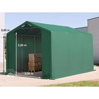 TOOLPORT 4x6m Zelthalle, PVC-Plane, dunkelgrün, ohne Statik - (79861) Unkategorisiert online kaufen