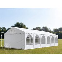 TOOLPORT 5x12m Partyzelt, PVC-Plane, weiß, mit Bodenrahmen - (7680BL) Unkategorisiert online kaufen