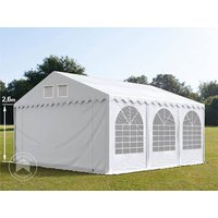 TOOLPORT 5x6m Partyzelt, PVC-Plane, weiß, mit Bodenrahmen - (7676BL) Unkategorisiert online kaufen