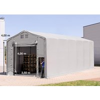 TOOLPORT 6x12m Zelthalle, PRIMEtex-Plane, grau, mit Statik (Erduntergrund) - (93976) Unkategorisiert online kaufen
