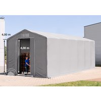 TOOLPORT 6x12m Zelthalle, PRIMEtex-Plane, grau, mit Statik (Erduntergrund) - (93977) Unkategorisiert online kaufen