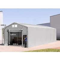 TOOLPORT 6x12m Zelthalle, PVC-Plane, grau, ohne Statik - (79915) Unkategorisiert online kaufen