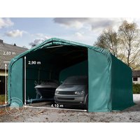 TOOLPORT 6x6m Zeltgarage, PRIMEtex-Plane, dunkelgrün, mit Statik (Erduntergrund) - (99435) Unkategorisiert online kaufen