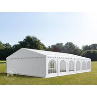 TOOLPORT 8x12m Partyzelt, PVC-Plane, weiß, mit Bodenrahmen - (7314) Unkategorisiert online kaufen