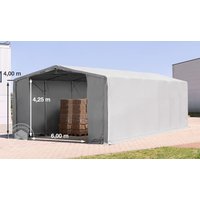 TOOLPORT 8x12m Zelthalle, PRIMEtex-Plane, grau, ohne Statik - (80019) Unkategorisiert online kaufen