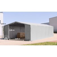 TOOLPORT 8x12m Zelthalle, PVC-Plane, grau, mit Statik (Betonuntergrund) - (94155) Unkategorisiert online kaufen