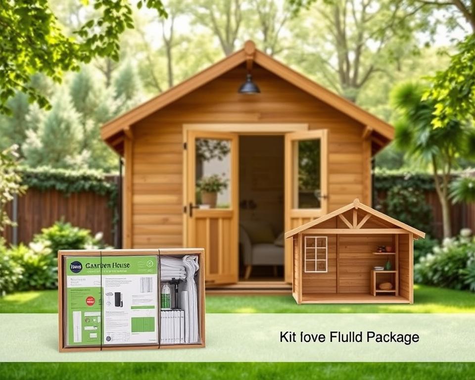 Gartenhaus Bausatz und schlüsselfertige Lösung
