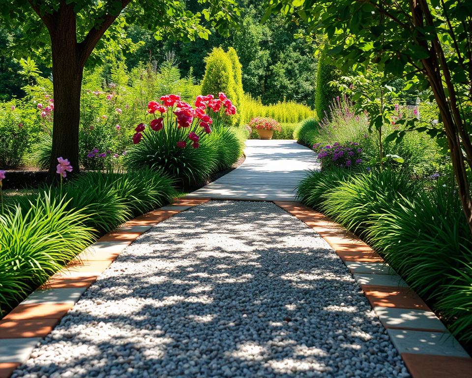 Gartenwegmaterialien Vergleich