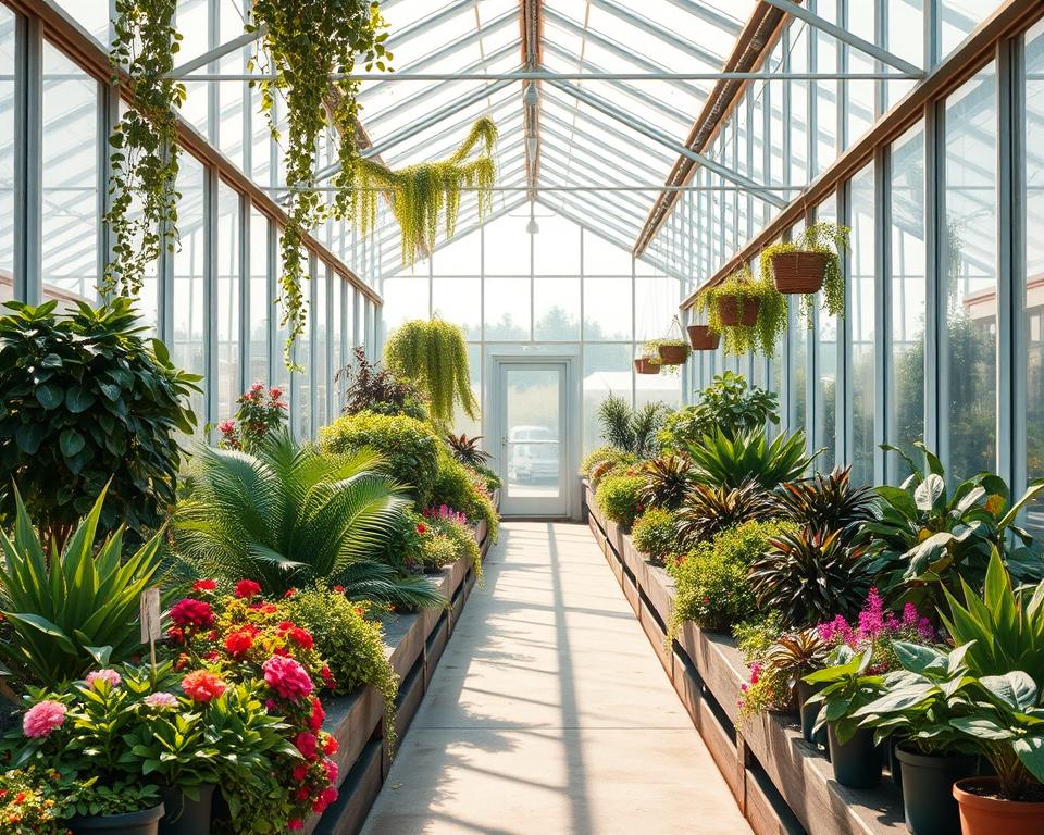 Gewächshaustypen im Gartenbau