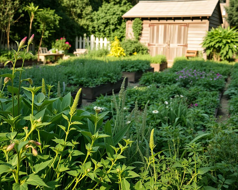 Hildegard-Garten Kräuteranbau