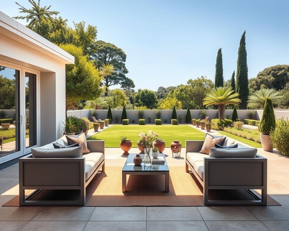 Kunststoffgartenmöbel für Terrasse