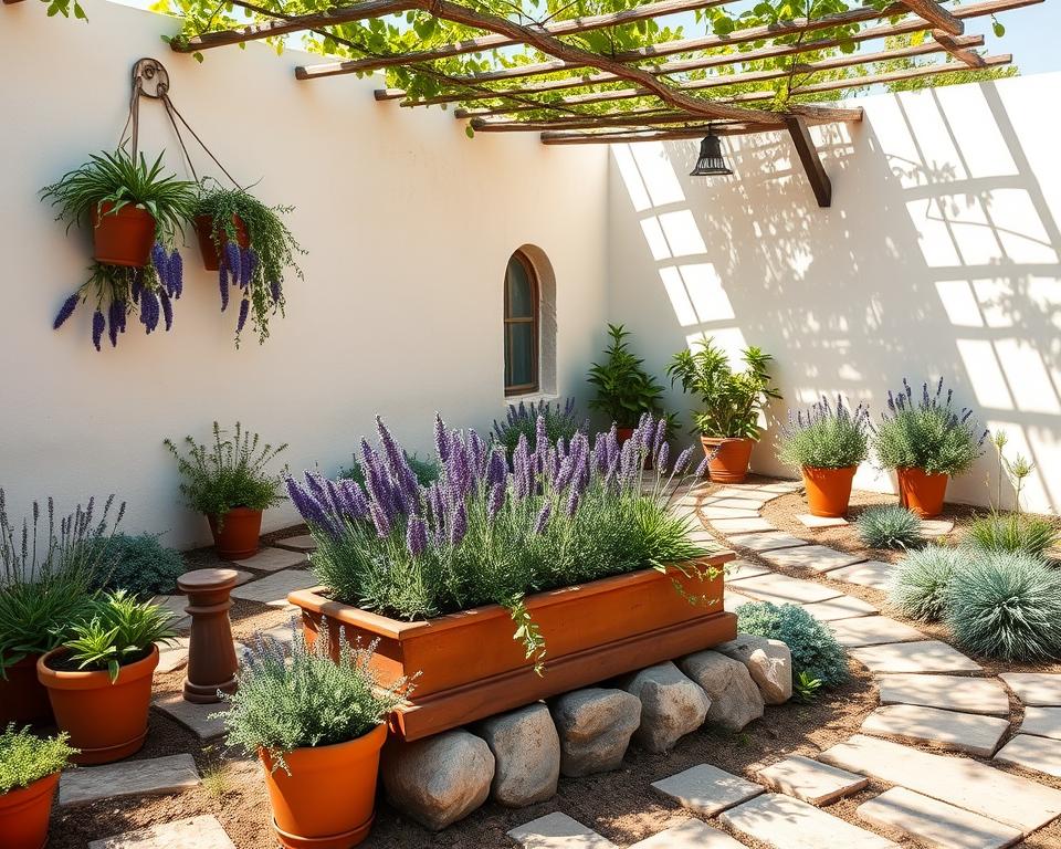 Mediterrane Kräuterbeet Gestaltung