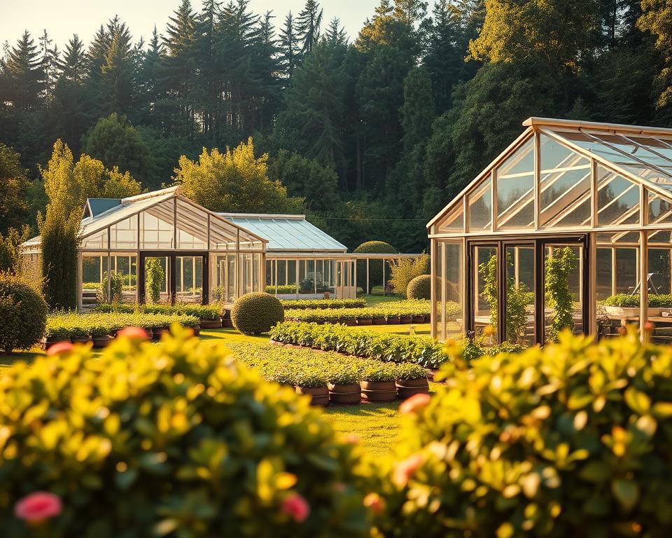 Moderne Gewächshäuser im Garten Moderne Gewächshäuser im Garten