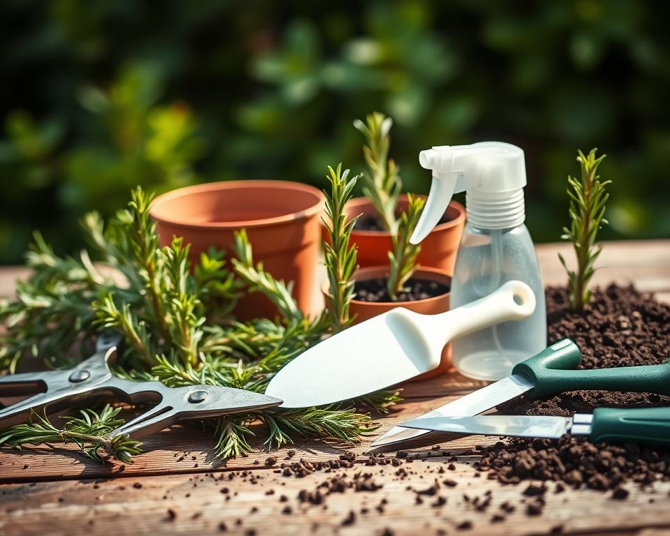 Rosmarinvermehrung Werkzeuge Rosmarinvermehrung Werkzeuge