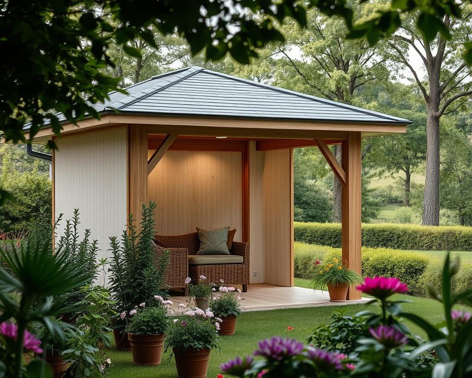 Abhörsichere Materialien für Gartenhaus-Bau