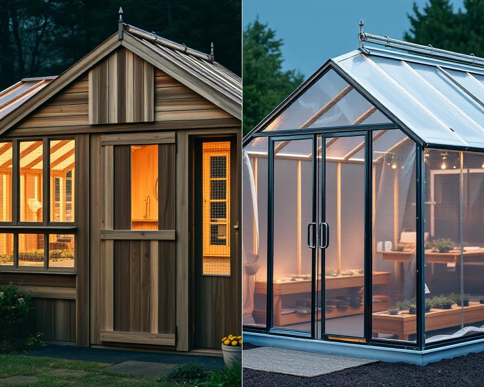Holz- vs. Metallgewächshaus – welches ist besser für die Bepflanzung?
