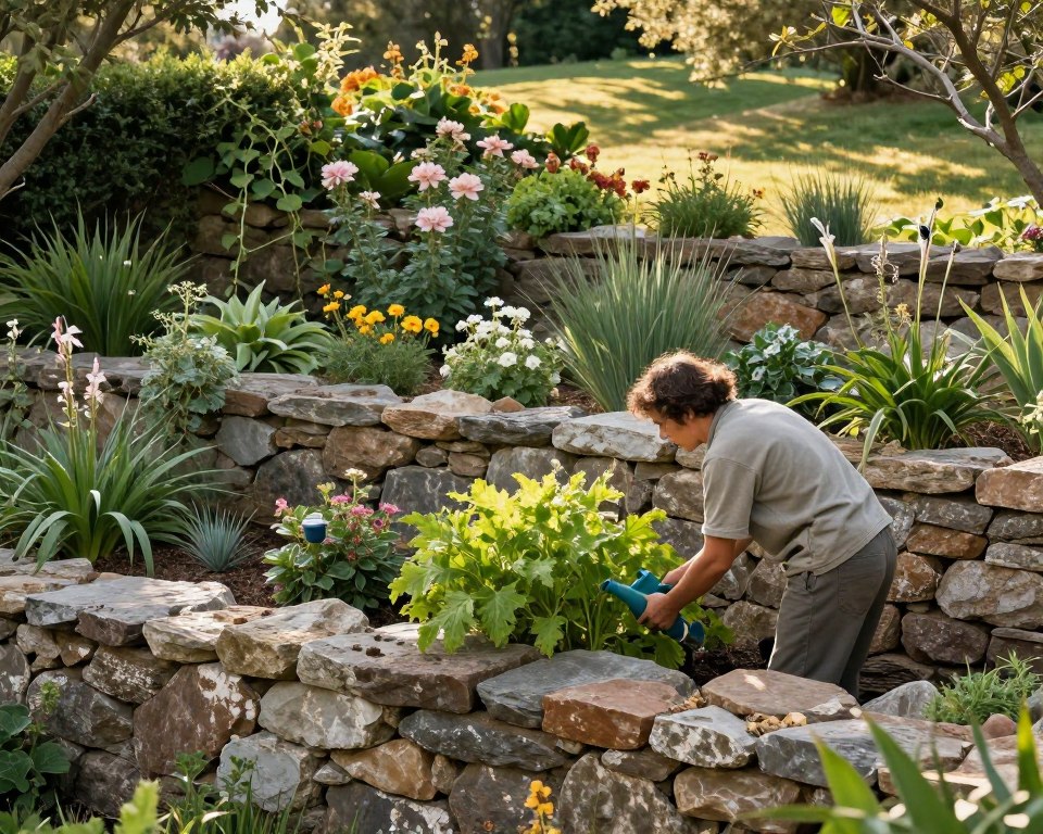 Pflege Natursteinmauer