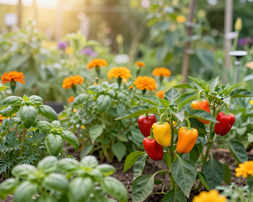 Paprika – Gute Pflanzen-Nachbarn