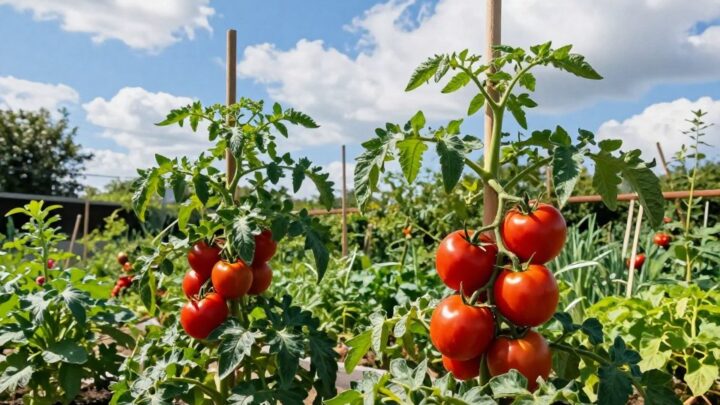 Tomaten als ideale Nachbarn: Wie du sie richtig im Garten platzierst
