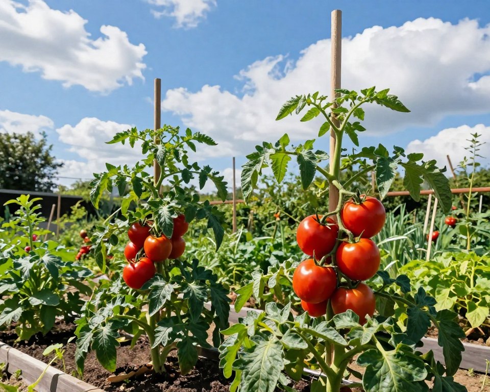 Tomaten als ideale Nachbarn: Wie du sie richtig im Garten platzierst